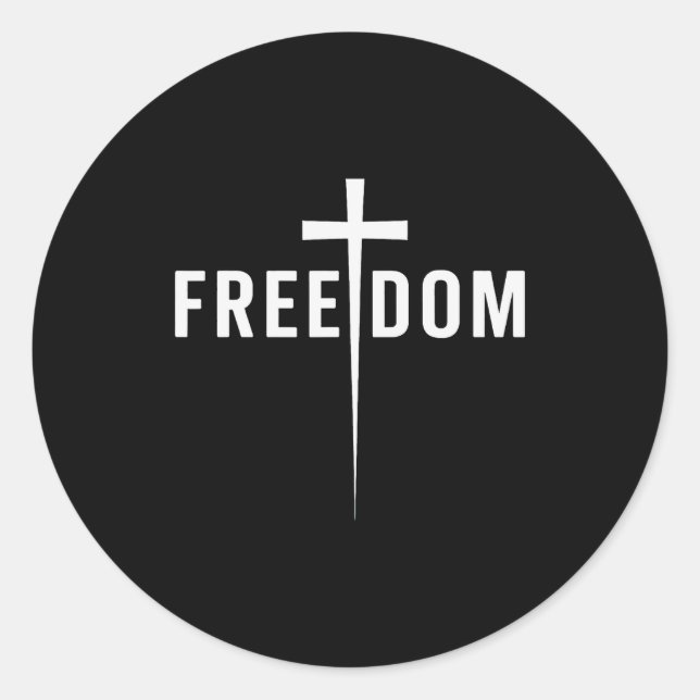 Dom Cross  Classic Round Sticker (Front)