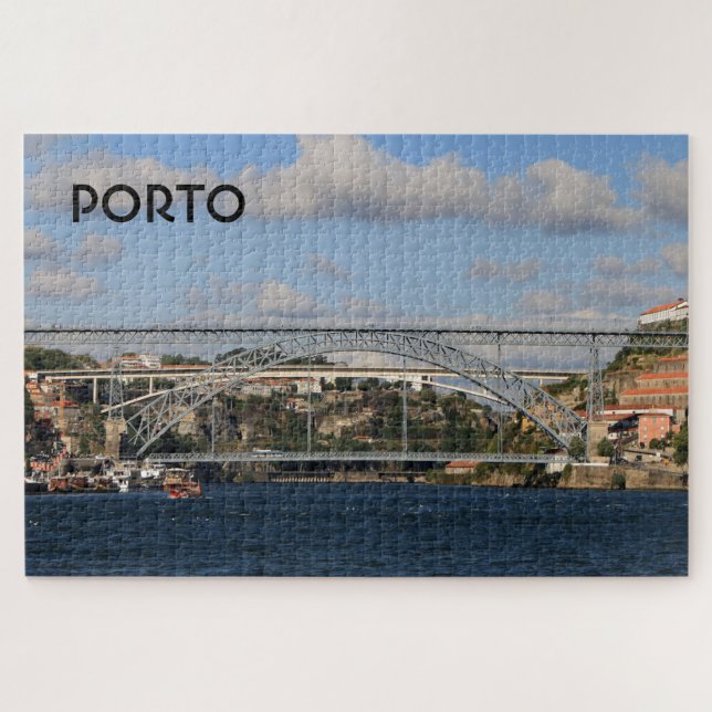 Dom Luis I Bridge, Porto, Portugal Jigsaw Puzzle (Horizontal)
