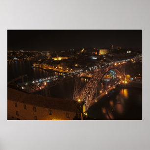 Dom Luis Iron Bridge in Porto Poster