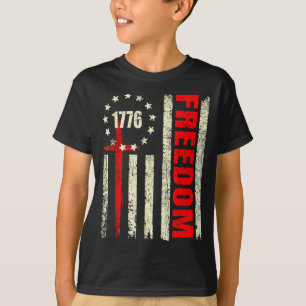 Dom Shirt Christian Faith Litical America Flag Cro
