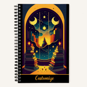 Domaine Magique Des Livres Carnet Personnalisé