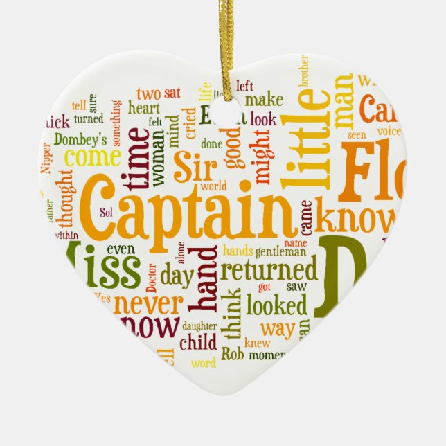Dombey & Son Ceramic Ornament (Front)