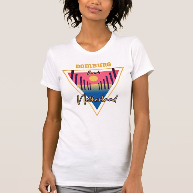 Domburg Beach Netherland T-Shirt (Front)