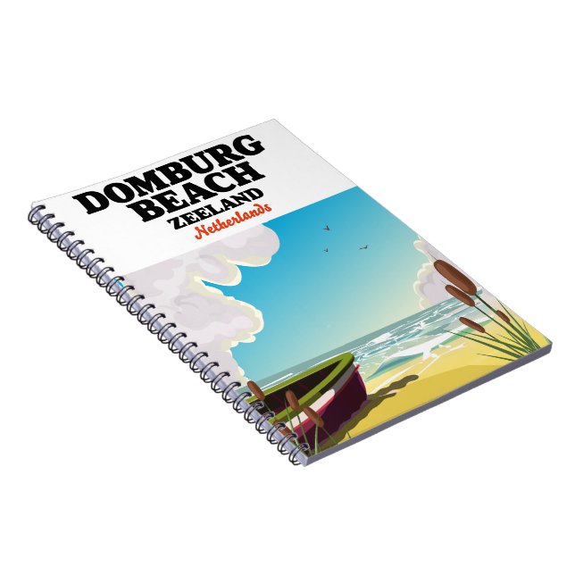 Domburg Beach Zeeland Domburg Beach  Notebook (Right Side)