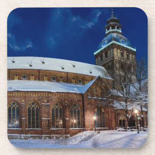 Dome cathedral on Dome square in Riga, Latvia Coaster