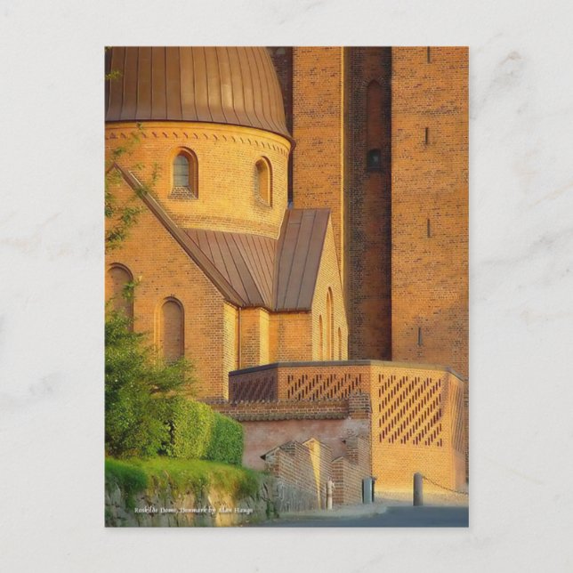 Dôme de Roskilde, carte postale du Danemark (Devant)