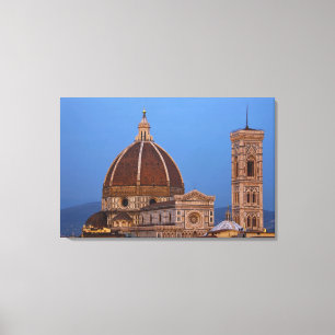 Dome of Santa Maria del Fiore Cathedral in warm Canvas Print