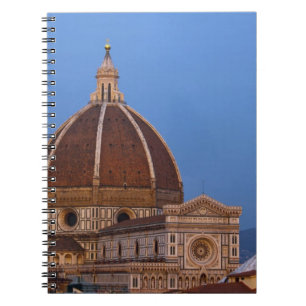 Dome of Santa Maria del Fiore Cathedral in warm Notebook