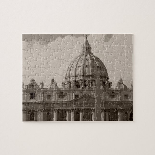 Dome of St Peters Basilica Rome Jigsaw Puzzle (Horizontal)