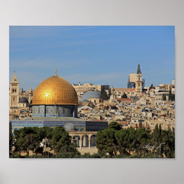 Dome of the Rock in Israel Canvas Print (Front)
