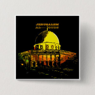 Dome of the Rock, Jerusalem 2 Inch Square Button
