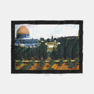 Dome of the Rock, Jerusalem Fleece Blanket