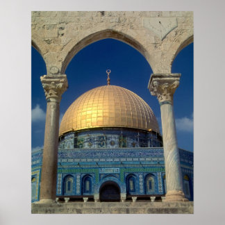 "Dome of the rock, Jerusalem" large poster