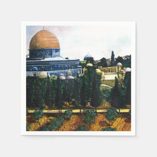 Dome of the Rock, Jerusalem Napkin (Front)