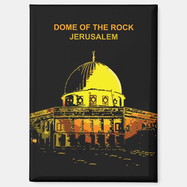 Dome of the Rock: Jerusalem’s Iconic Magnet (Front)