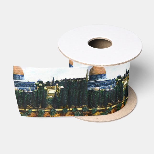 Dome of the Rock, Jerusalem Satin Ribbon (Spool)