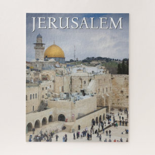 Dome of the Rock   Western Wall Plaza, Jerusalem Jigsaw Puzzle