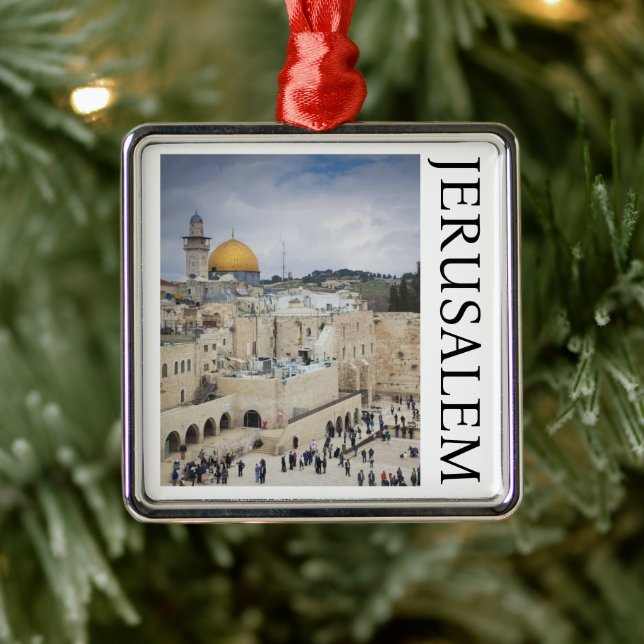 Dome of the Rock | Western Wall Plaza, Jerusalem Metal Ornament (Tree)