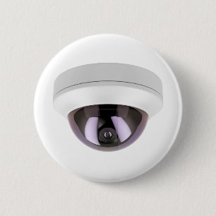 Dome surveillance camera 2 inch round button