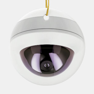 Dome surveillance camera ceramic ornament