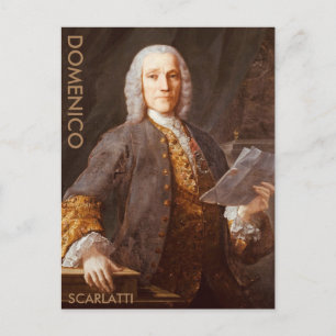 Domenico Scarlatti Postcard