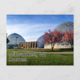 Domes in Milwaukee WI Postcard
