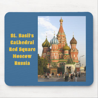 "DOMES OF ST. BASIL'S, MOSCOW" MOUSE MAT/MOUSEPAD PAD
