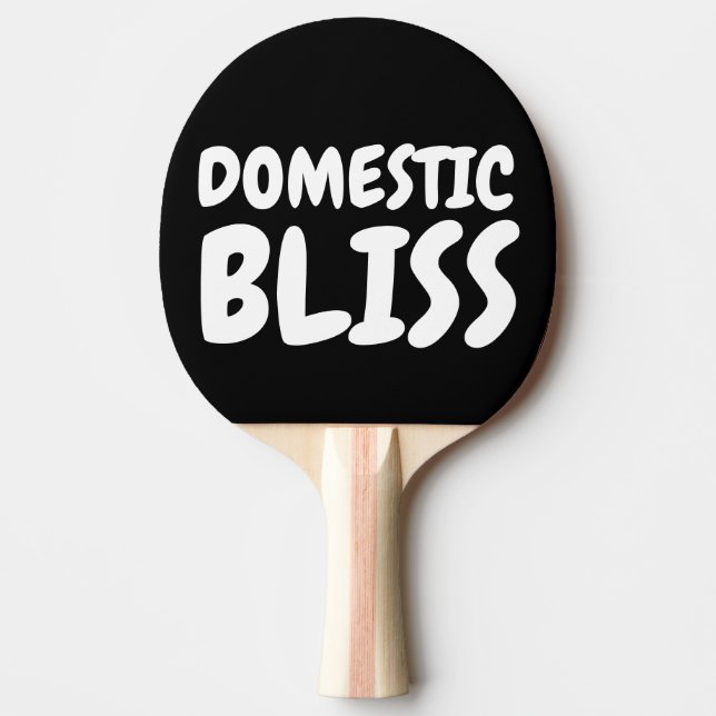 DOMESITC BLISS WEDDING PING PONG PADDLES (Front)
