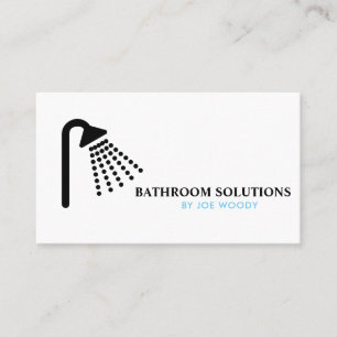 Domestic Bathroom Solutions & Services Repairman Business Card