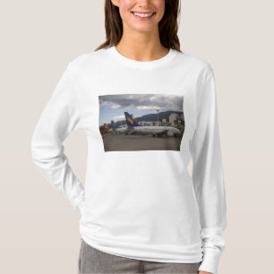Domestic Chinese jet airliners lined up at T-Shirt