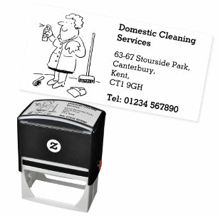 Domestic Cleaning Services Business Self-inking Stamp