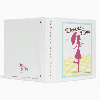 Domestic Diva Recipe 1.5" Binder