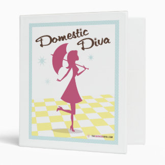 Domestic Diva Recipe 1" Binder