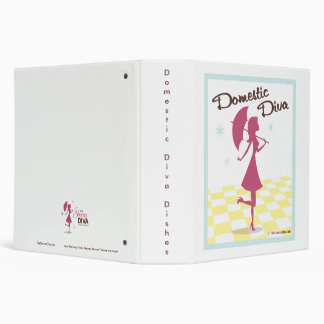 Domestic Diva Recipe 2" Binder