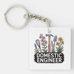 Domestic Engineer Keychain