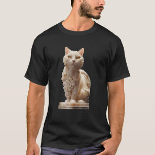 domestic home cat as cinematic beautiful face real T-Shirt