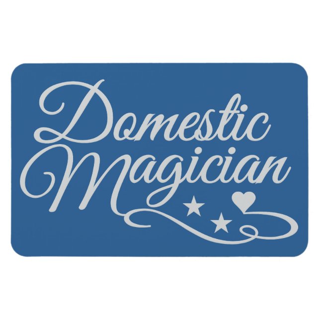 Domestic Magician custom magnet (Horizontal)