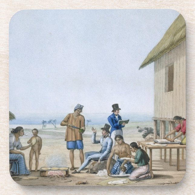 Domestic occupations, Agagna, Guam, Philippines, f Coaster (Front)