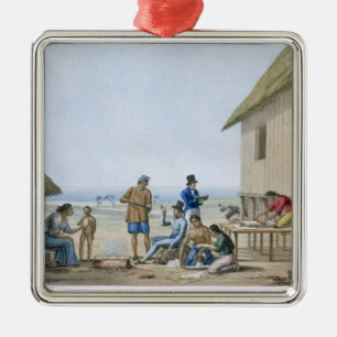 Domestic occupations, Agagna, Guam, Philippines, f Metal Ornament