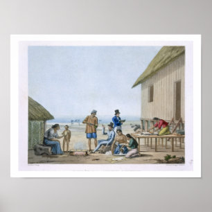 Domestic occupations, Agagna, Guam, Philippines, f Poster