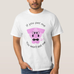 Domestic Pig Animal Rights T-Shirt for Men