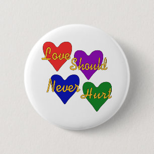 Domestic Violence Awareness 2 Inch Round Button