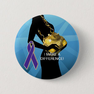 DOMESTIC VIOLENCE AWARENESS 2 INCH ROUND BUTTON