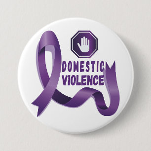Domestic Violence Awareness 3 Inch Round Button