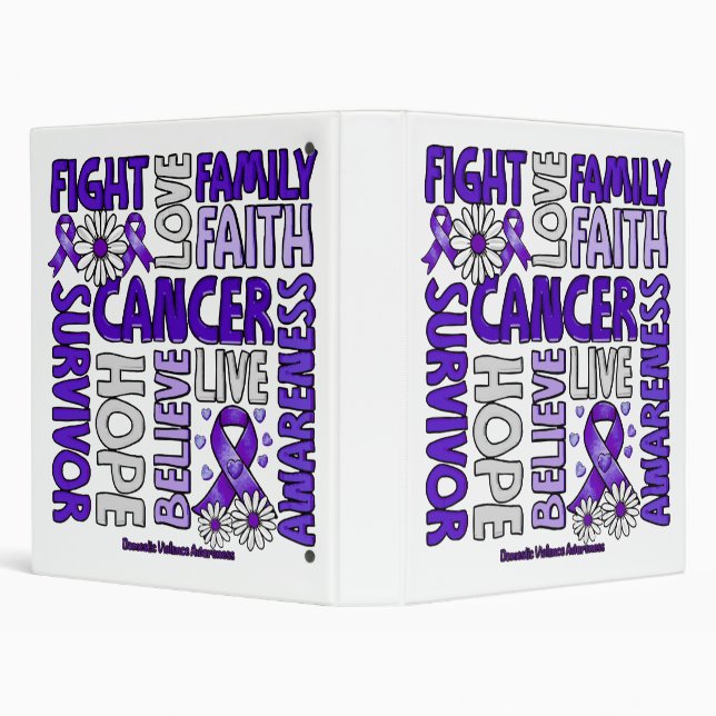 Domestic Violence Awareness - Fight love survivor  Binder (Background)