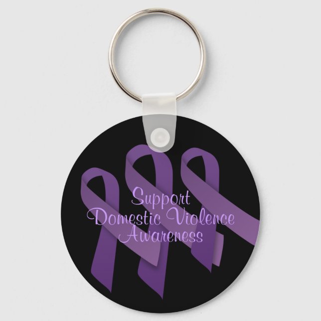 Domestic Violence Awareness Keychain (Front)