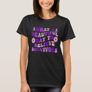 Domestic Violence Awareness month Purple T-Shirt