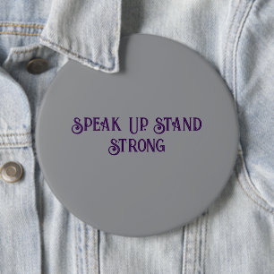 Domestic Violence Awareness Round Button