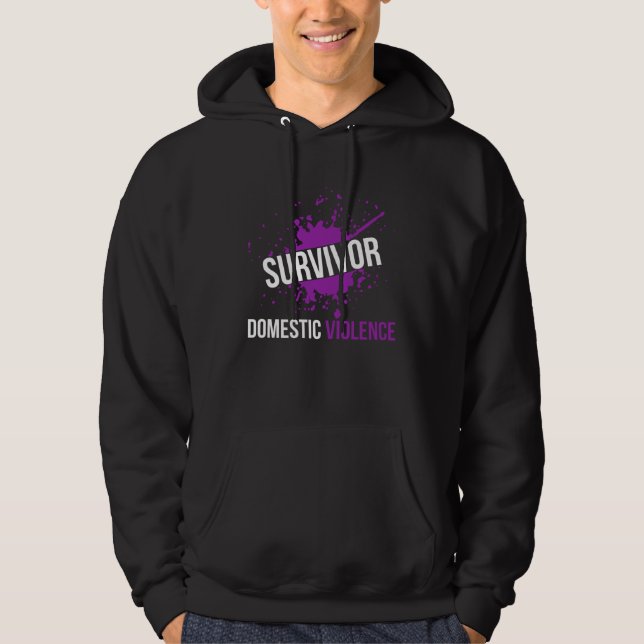 Domestic Violence Awareness Survivor   4 Hoodie (Front)
