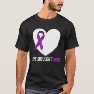 Domestic Violence Awareness Survivor  Heart T-Shirt